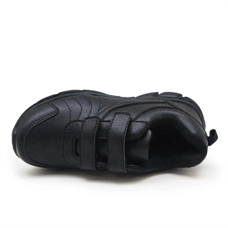 children classic black color school shoes sneaker